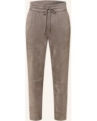 Juvia - 7/8-Hose in Lederoptik - Lyst