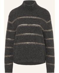 Luisa Cerano - Pullover mit Pailletten - Lyst