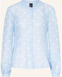 Marc Cain - Bluse mit Leinen und Seide - Lyst