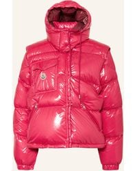 Moncler - Daunenjacke KARAKORUM RIPSTOP mit abnehmbaren Ärmeln und Kapuze - Lyst