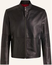 HUGO - Lederjacke LOKIS-3 - Lyst
