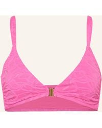 watercult - Bralette-Bikini-Top SUPERNOVA mit Glitzergarn - Lyst