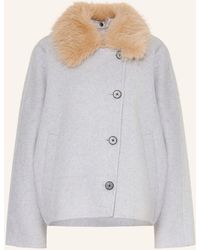 Opus - Jacke HAFURA mit abnehmbarem Kunstfell - Lyst