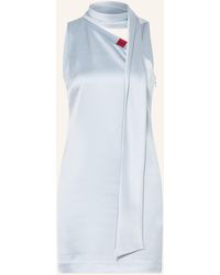 HUGO - One-Shoulder-Kleid KALIYA aus Satin - Lyst