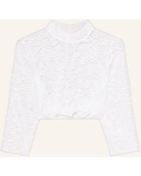 hammerschmid - Dirndlbluse BABSI aus Spitze mit 3/4-Arm - Lyst