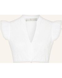 Johann & Johanna - Dirndlbluse mit Lochspitze - Lyst