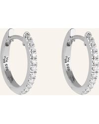 BRUNA The Label - Creolen LUMIÈRE mit laborgezüchteten Diamanten - Lyst