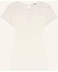 Rosemunde - T-Shirt RMWBEA mit Spitze - Lyst