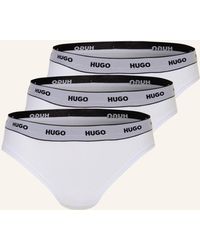 HUGO - 3er-Pack Slips - Lyst