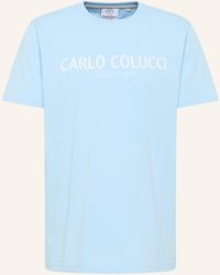 carlo colucci - T-Shirt mit Logoprint DI COMUN - Lyst