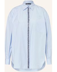 Maje - Hemdbluse mit Schmucksteinen - Lyst