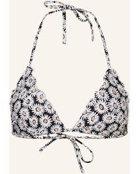 HUGO - Triangel-Bikini-Top RUFFLE - Lyst