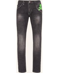 Philipp Plein - Jeans SKULL & BONES Super Straight Fit - Lyst