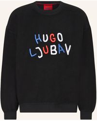 HUGO - Sweatshirt DHABUN LJUBAV - Lyst