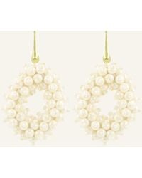 LOTT.gioielli - Ohrhänger HOLLY CE GB ACE DOUBLE STONES M PEARL by GLAMBOU - Lyst