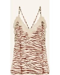 Love Stories - Schlaftop PIP aus Satin - Lyst