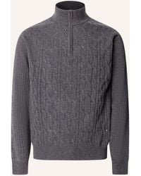 Hackett - Pullover LAMBSWOOL CABLE HZIP - Lyst