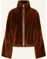 UTZON - Lederjacke JACKSON zum Wenden - Lyst
