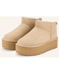 UGG - Plateau-Boots CLASSIC ULTRA MINI PLATFORM - Lyst