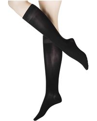 Falke Feinkniestrümpfe VITALIZE KNEE-HIGH 40 DEN - Schwarz