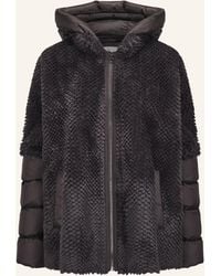 Milestone - Kunstfell-Jacke MSWEGA mit abnehmbarer Kapuze - Lyst