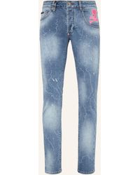 Philipp Plein - Jeans SKULL & BONES Super Straight Fit - Lyst