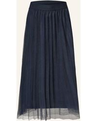 MORE&MORE - Plisseerock aus Mesh - Lyst