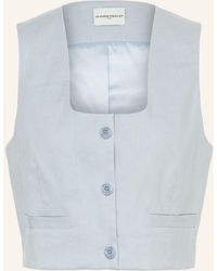 Claudie Pierlot - Blazerweste mit Leinen - Lyst