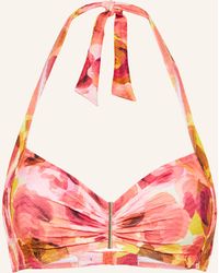 watercult - Neckholder-Bikini-Top EUPHORIC BLOOMWAVE - Lyst