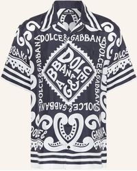Dolce & Gabbana - Resorthemd Comfort Fit aus Seide - Lyst