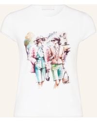 Rich & Royal - T-Shirt mit Schmucksteinen - Lyst