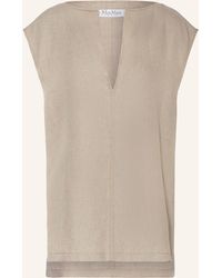 Max Mara - Blusentop COLIMBO aus Leinen - Lyst