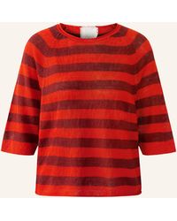 Ouí - Strickshirt aus Leinen mit 3/4-Arm - Lyst