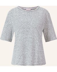 Rich & Royal - T-Shirt mit Leinen - Lyst