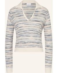 Comma, - Strick-Poloshirt - Lyst
