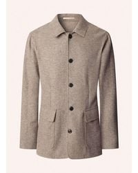 Hackett - Fieldjacket WOOL TEBA W/COLLAR - Lyst