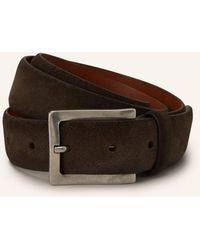 Post & Co - Ledergürtel DOUGLAS - Lyst