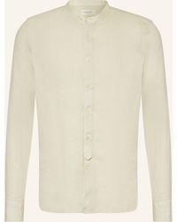 Tintoria Mattei 954 - Leinenhemd Slim Fit mit Stehkragen - Lyst