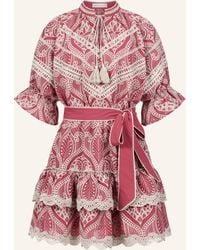 CLAIRE LUISE - Minikleid mit Bindegürtel - Lyst
