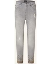 Monari - 7/8-Jeans mit Schmucksteinen - Lyst