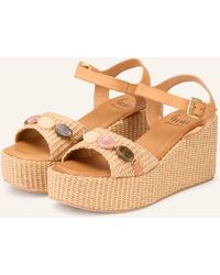 E mia - Plateau-Wedges mit Schmucksteinen - Lyst