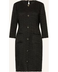 Marc Cain - Bouclé-Kleid mit Glitzergarn und 3/4-Arm - Lyst