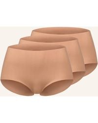 erlich textil - 3er Pack Light Touch High Waist Slip aus weichem Modal - nahtlose Kanten - Lyst