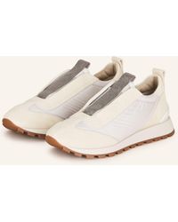 Brunello Cucinelli - Slip-on-Sneaker mit Schmucksteinen - Lyst