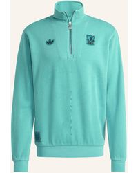 adidas Originals - FC LIVERPOOL TERRACE ICONS TOP MIT REISSVERSCHLUSS BIS ZUR BRUST - Lyst