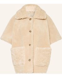 Mrs & HUGS - Teddyfell-Jacke zum Wenden - Lyst