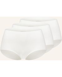 erlich textil - 3er Pack Light Touch High Waist Slip aus weichem Modal - nahtlose Kanten - Lyst