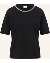 S.oliver - T-Shirt mit Schmucksteinen - Lyst