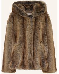 Frankie Shop - Kunstfell-Jacke EMMA - Lyst