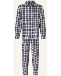 Marc Opolo Pyjama in Blau für Herren Herren Bekleidung Nachtwäsche Schlafanzüge und Loungewear 
